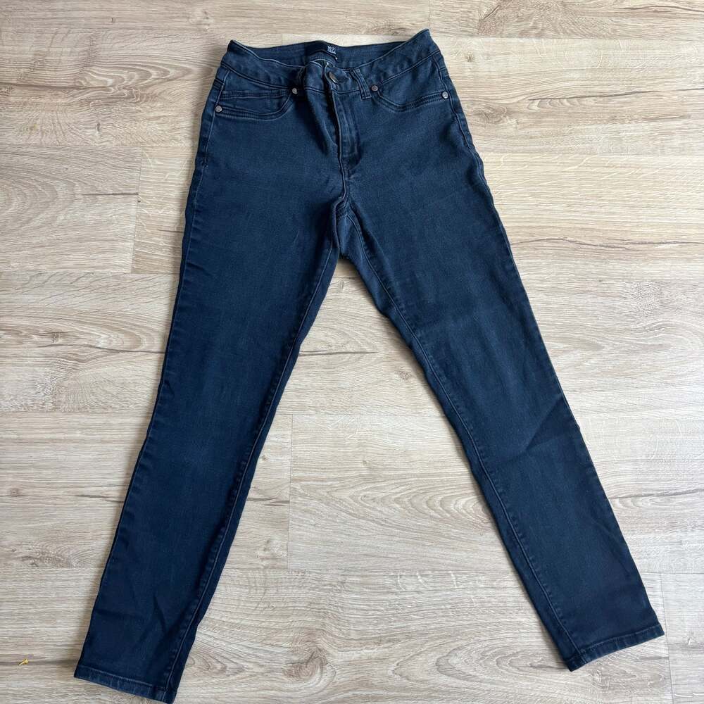 1822 Denim Slim Fit High Rise Jeans Black Size 6